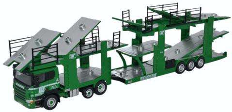 Oxford Diecast Scania Car Transporter Woodside Motorfreight Ltd